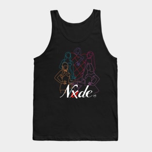 LED style design of the group (G)idle in the NXDE era Tank Top